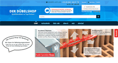 Desktop Screenshot of duebel-shop.at